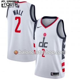 Camiseta Niños NBA Washington Wizards John Wall 2 2019-20 Nike City Edition Swingman